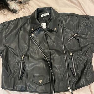 NEVER WORN: Dreux Vegan Leather Moto Jacket from 12th Tribe